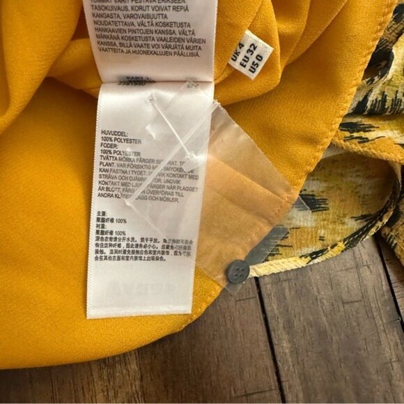 Whistles Ines Ikat Animal Print Long Sleeve Midi Dress Size 0 NWOT Autumncore - Picture 14 of 16